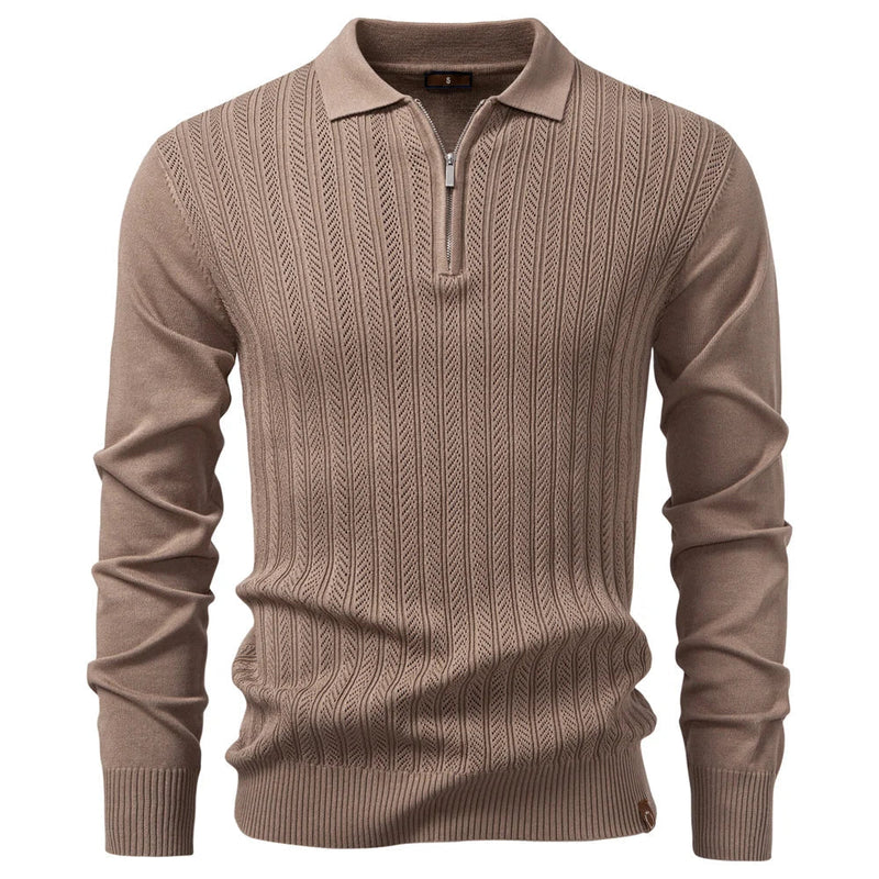 Slim-Fit & Casual Polo Met Rits
