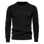 Heren Trui Met Ruitdesign