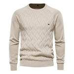 Heren Trui Met Ruitdesign