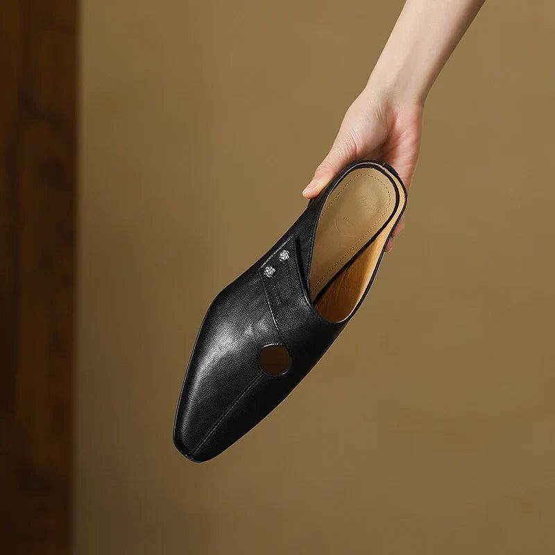 DERVLA | Side-Strap Mary Jane Mules