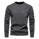 Casual Sweater Met Ronde Hals