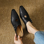 DERVLA | Side-Strap Mary Jane Mules