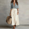 Jeanelle | Linen Shirt & Tie-Waist Skirt Set