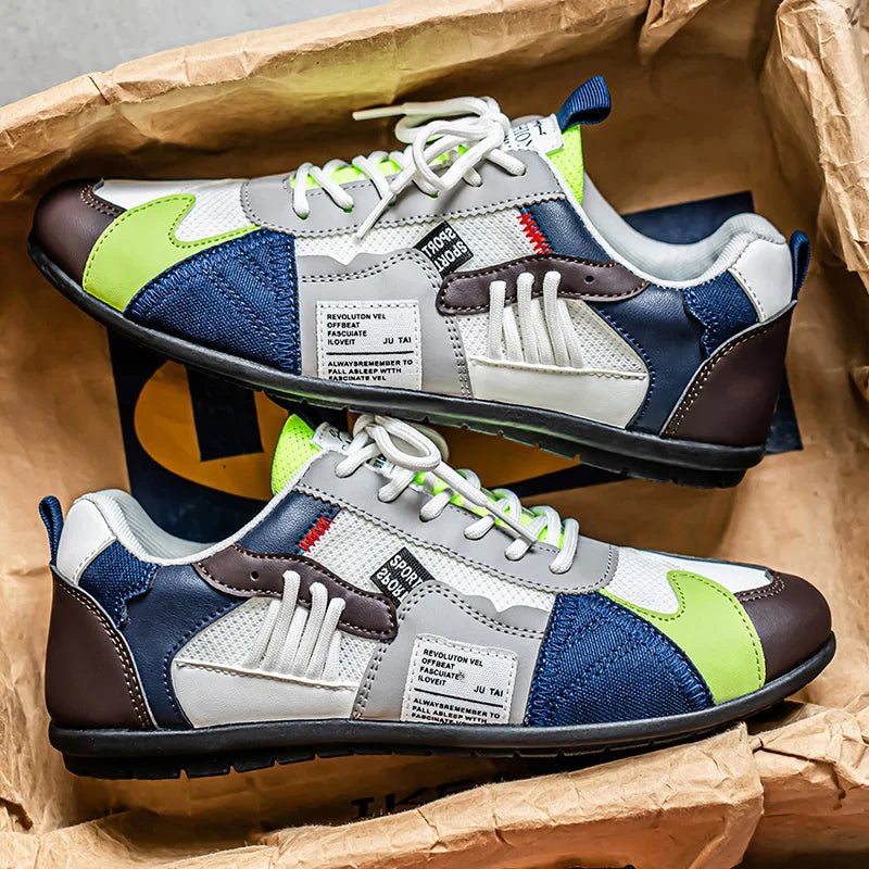 BRAM | RETRO GEKLEURDE SNEAKERS