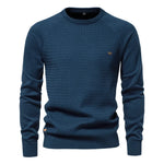 Gebreid Heren Sweatshirt Met Ronde Hals