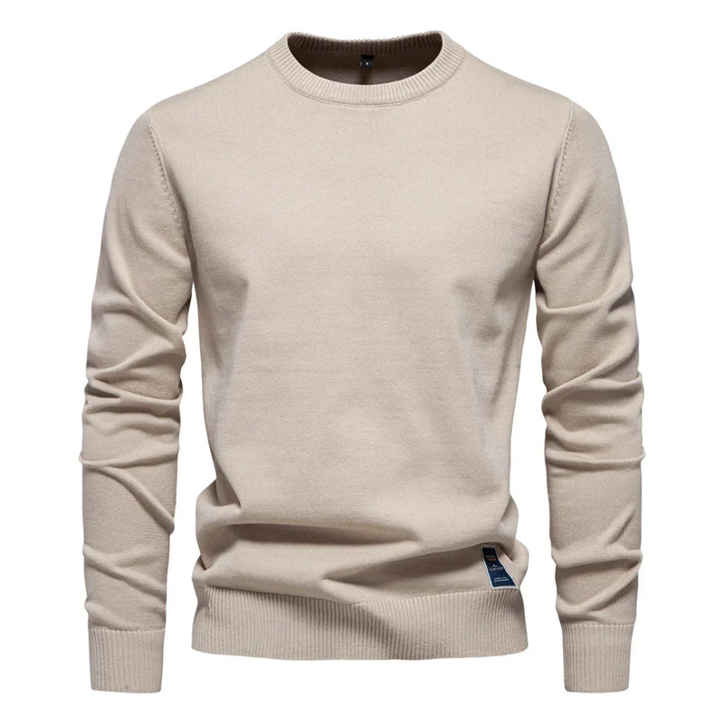Casual Sweater Met Ronde Hals