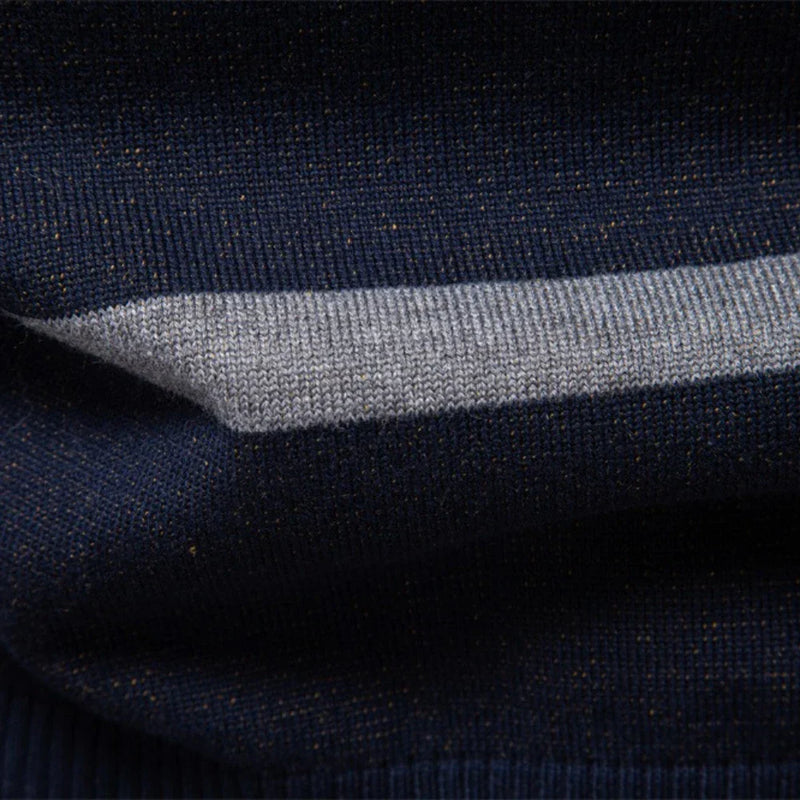 Gebreide Herentrui Met Ruitdesign