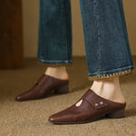 DERVLA | Side-Strap Mary Jane Mules