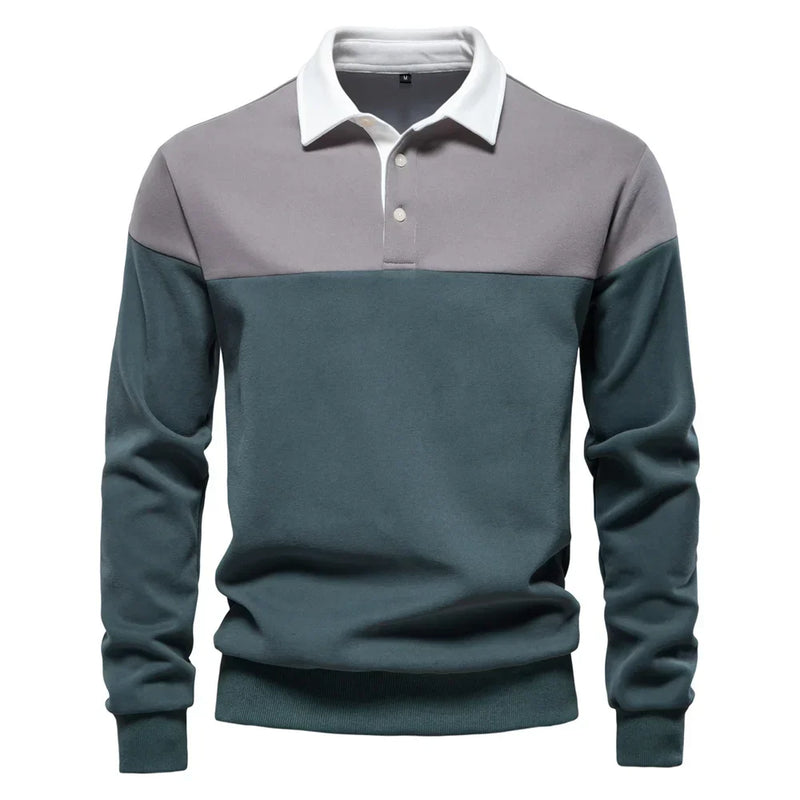 Premium & Casual Poloshirt Met Lange Mouwen