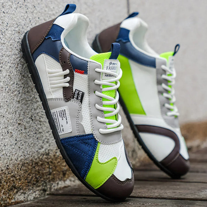 BRAM | RETRO GEKLEURDE SNEAKERS