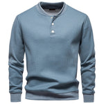 Gevoerd Sweatshirt Met Knoopdesign