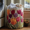 Spring Tulip Laundry Basket
