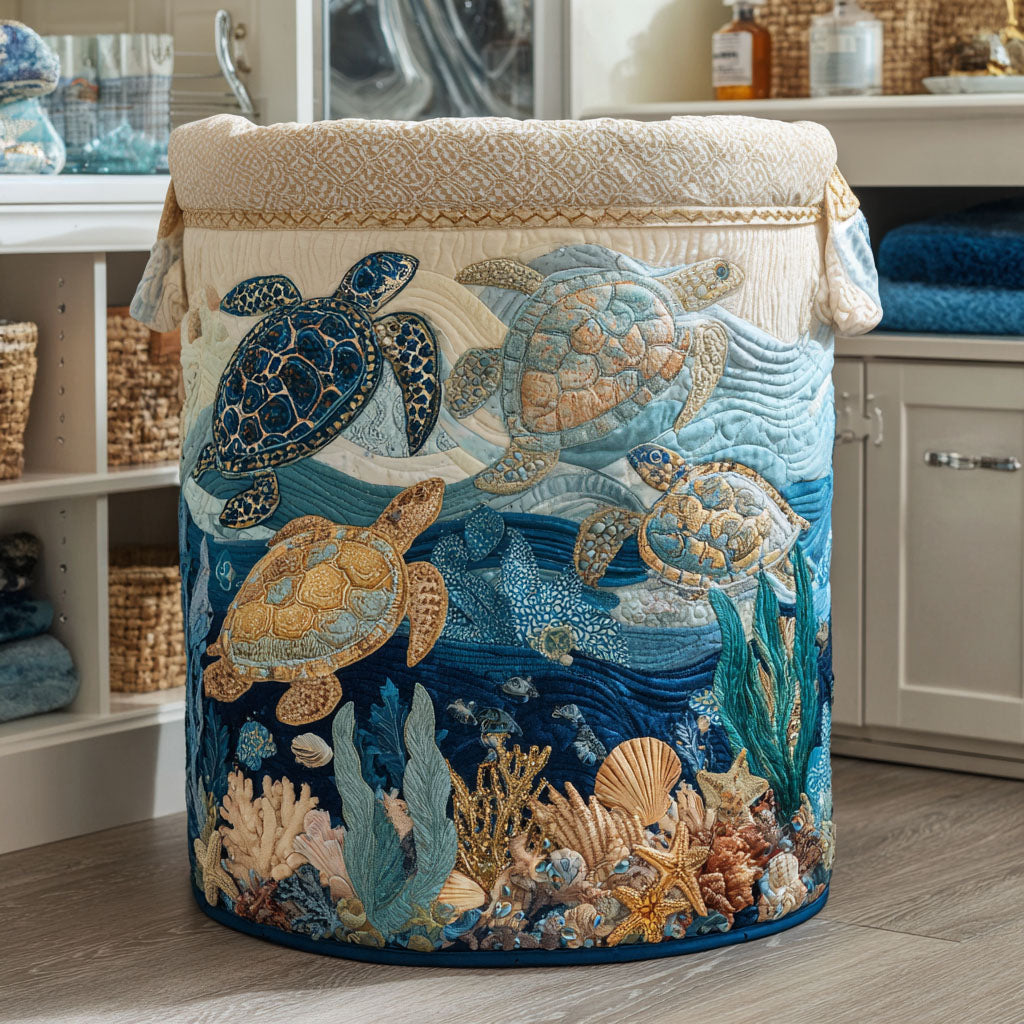 Pearl Glow Laundry Basket