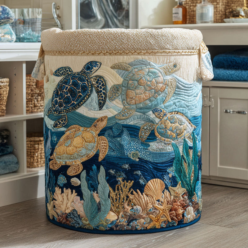 Pearl Glow Laundry Basket