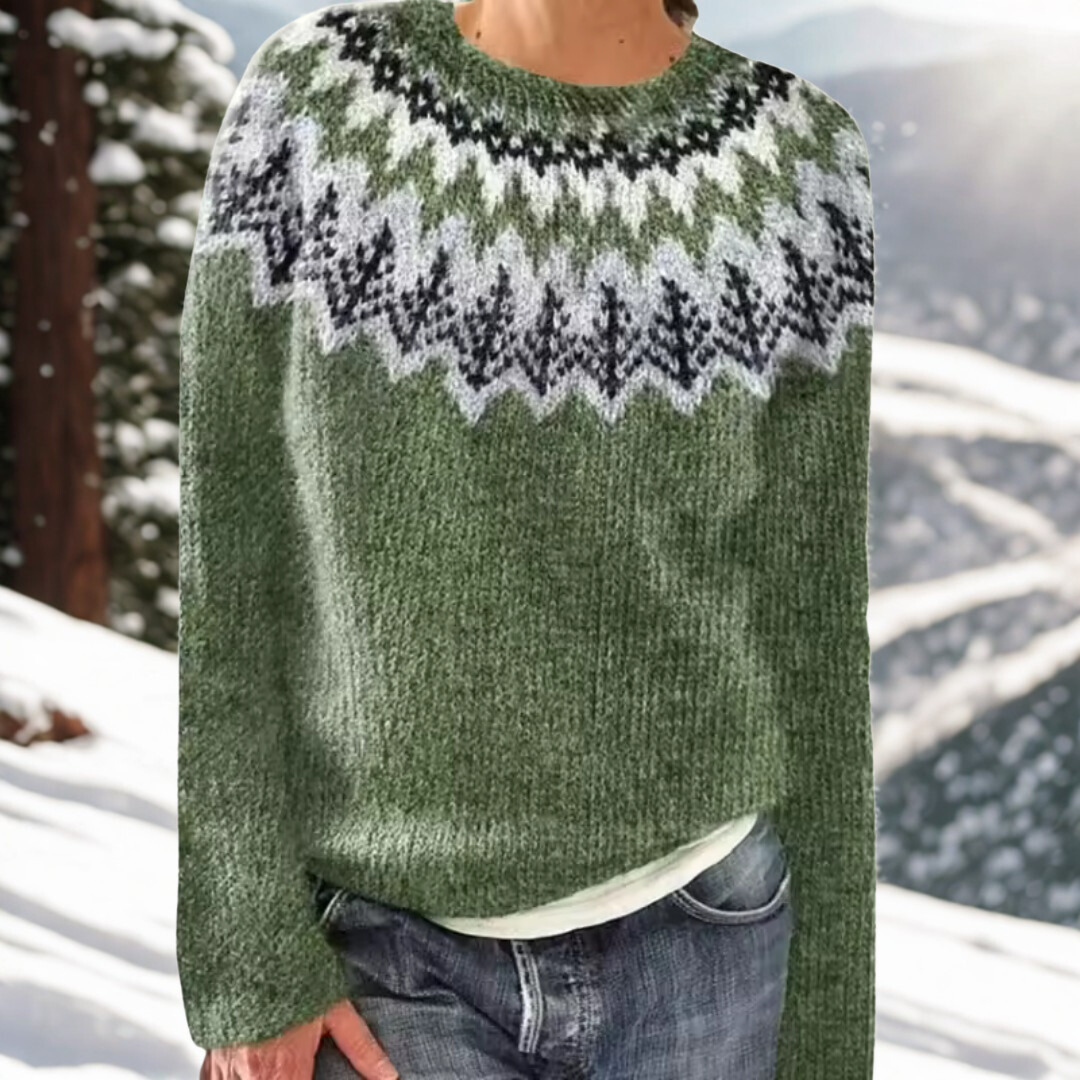 Daniëlle | Cozy Sweater with Classic Winter Accents