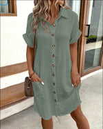 Brooklyn | Cotton Polo Shirt Dress