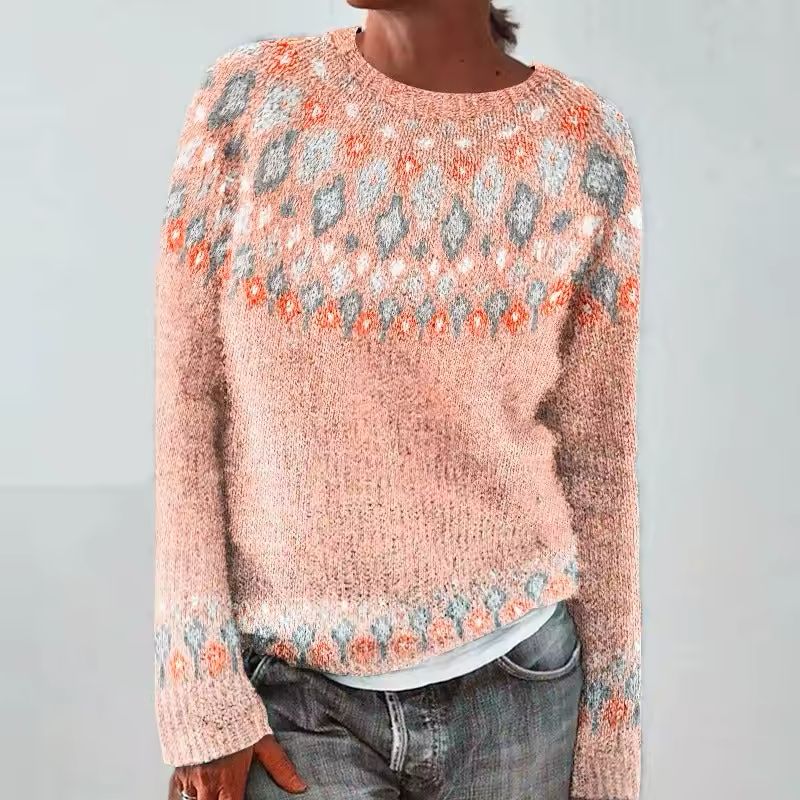 Fleur | Warme trui met tijdloos geweven design
