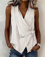 Loretta | Crossover V-neck blouse