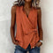 Loretta | Crossover V-neck blouse