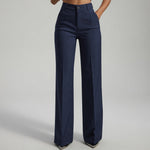 Quinn | High-Waist Wide-Leg Tailored Trousers
