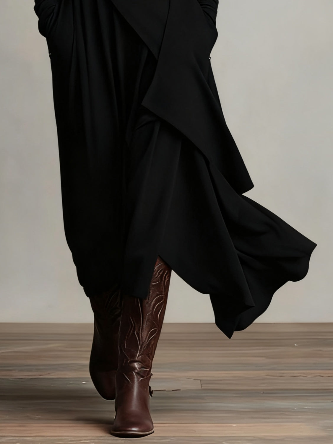 Arielle | Vintage Asymmetrical Collar Dress