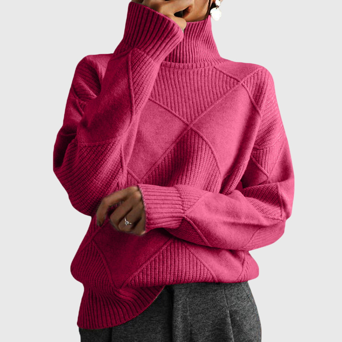 Annelies | Roze Oversized Coltrui