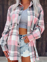 Adeline | Gingham long-sleeve blouse