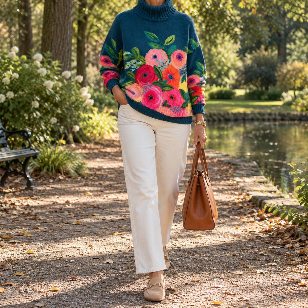 Lieke | Grote Bloemenprint Coltrui