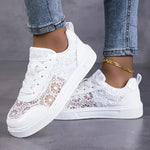 Dentelle | Floral Lace Trainers