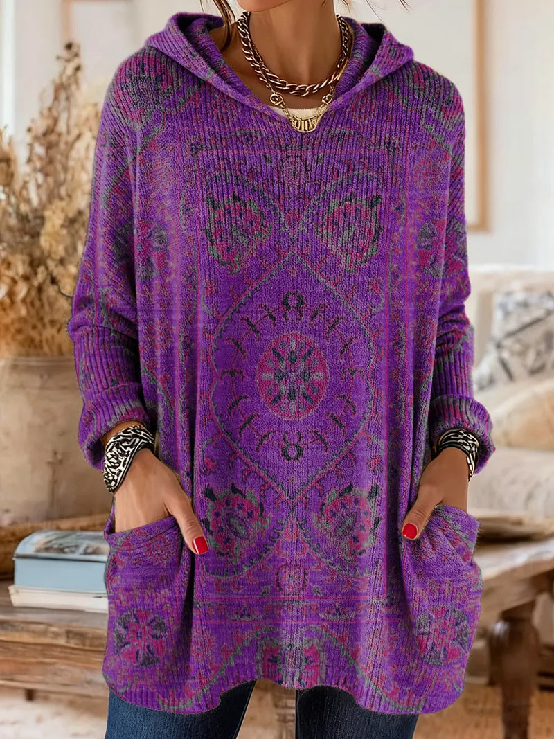 AISLING | HOODED KNIT JUMPER