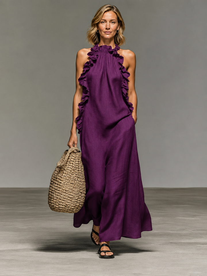 Emma | Zachte Ruffle Maxi