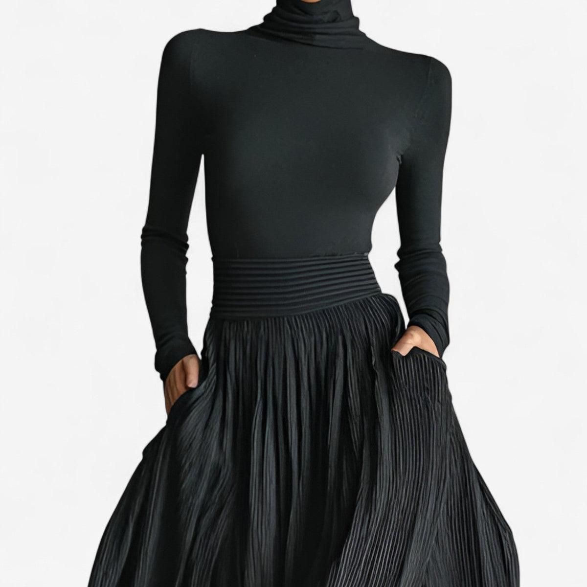 Rachel | Hoge Taille Maxi Jurk