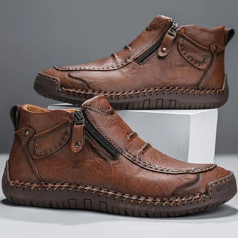 Daan comfortabele herenschoenen met ritssluiting - afbeelding 1