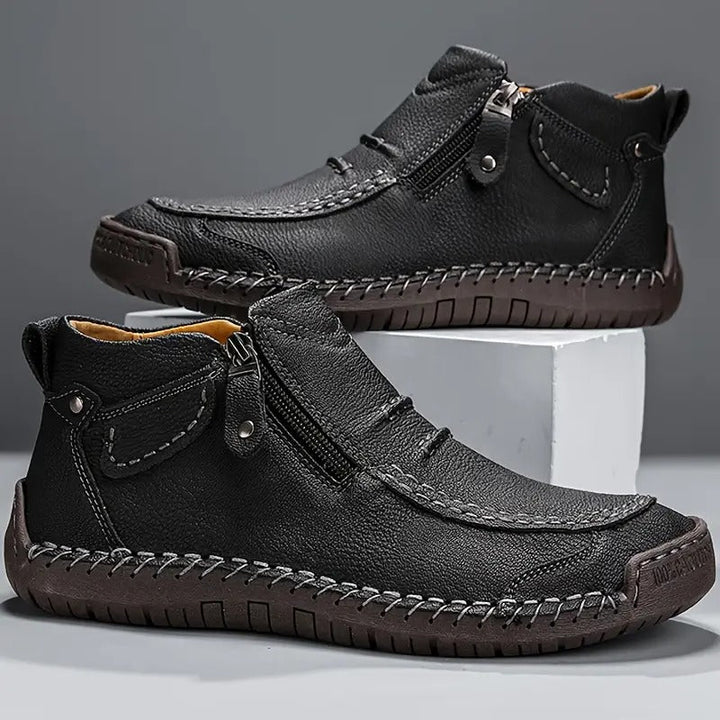 Daan comfortabele herenschoenen met ritssluiting - afbeelding 2