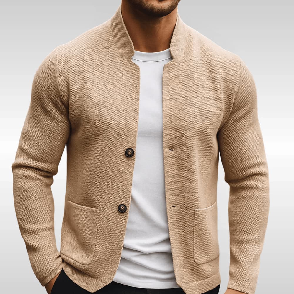 Daan gebreid vest beige