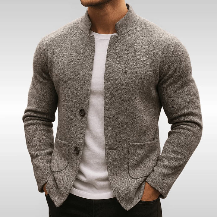 Daan gebreid vest grijs