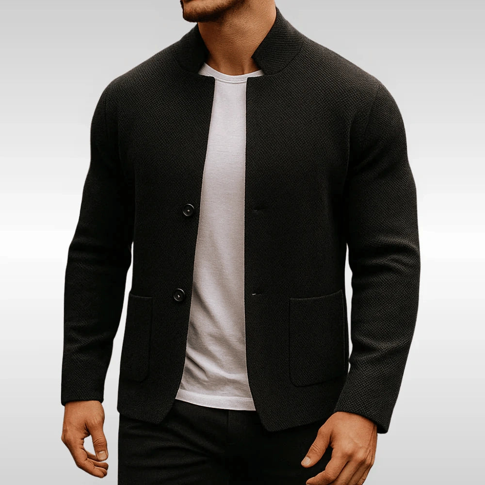 Daan gebreid vest zwart
