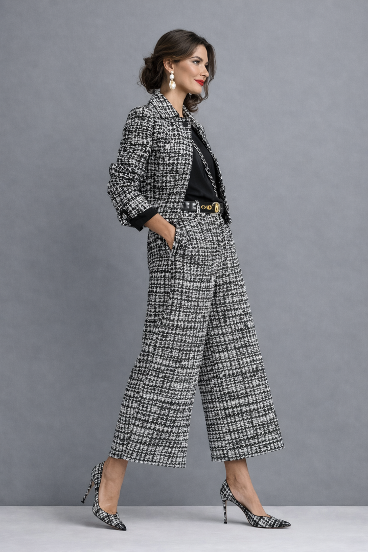 SOPHIE | TWEEDELIG BLAZER ENSEMBLE
