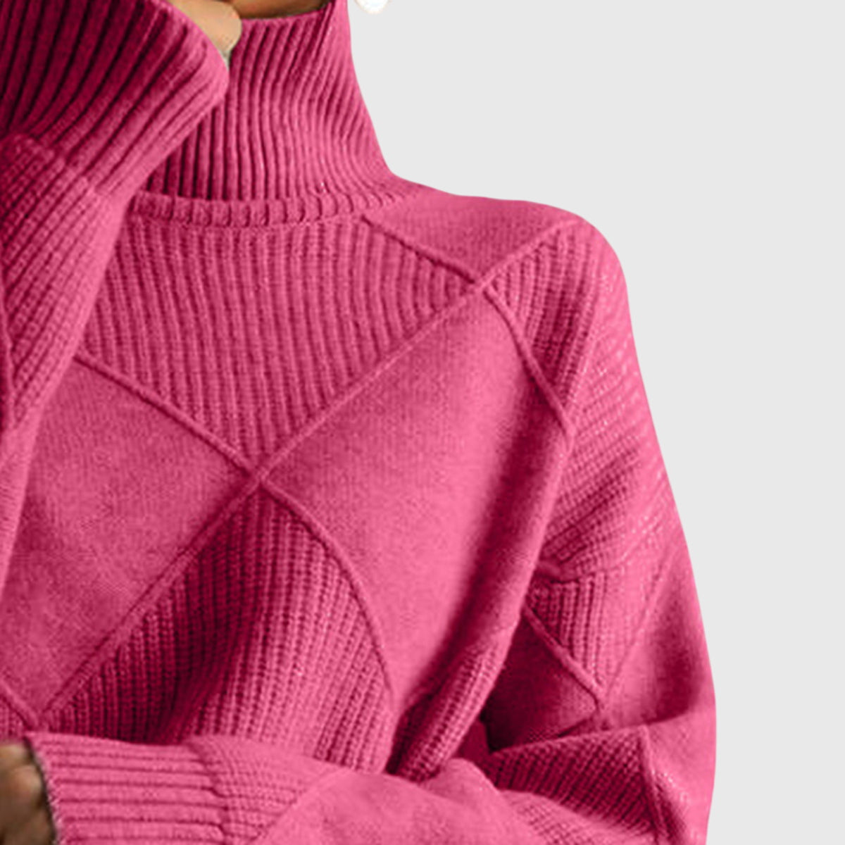 Annelies | Roze Oversized Coltrui
