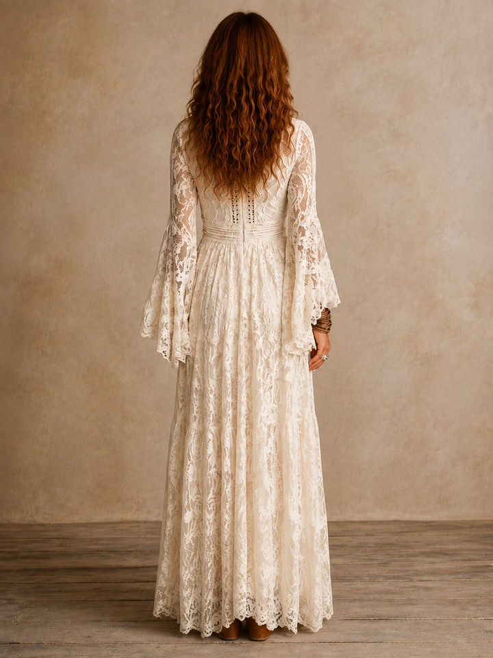 Emily | Vintage Silhouette Maxi Jurk voor Dames