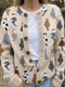 SADHBH | CAT PRINT CARDIGAN