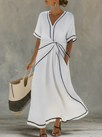 EMILY | ELEGANT DRAPED DRESS