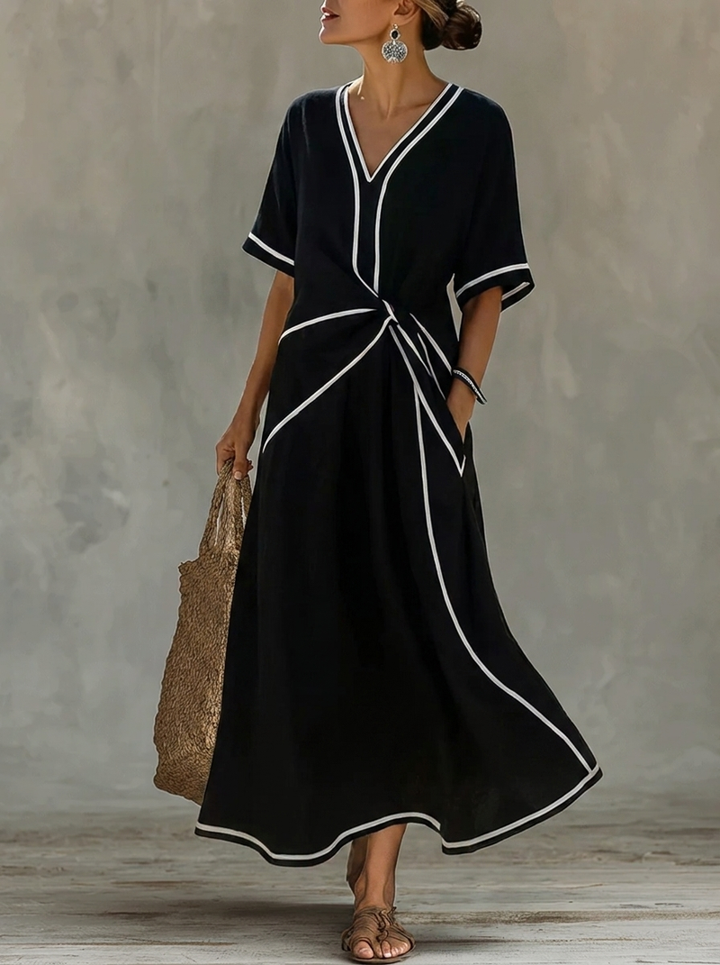 EMILY | ELEGANT DRAPED DRESS