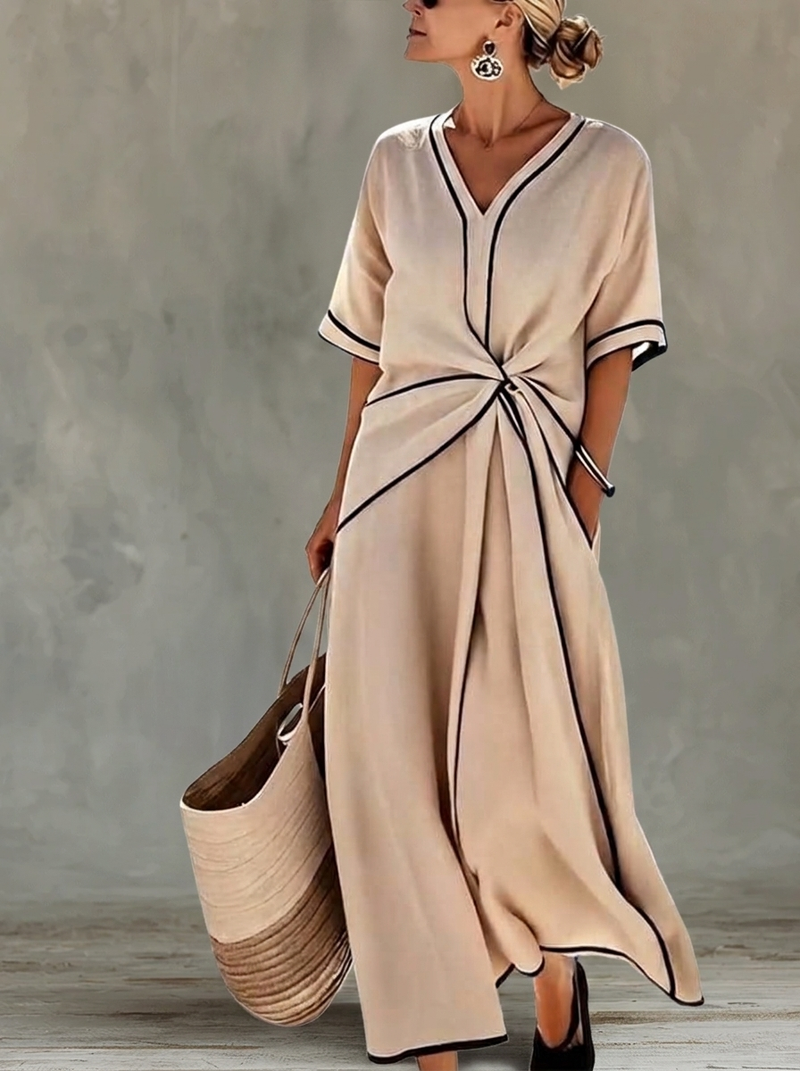EMILY | ELEGANT DRAPED DRESS