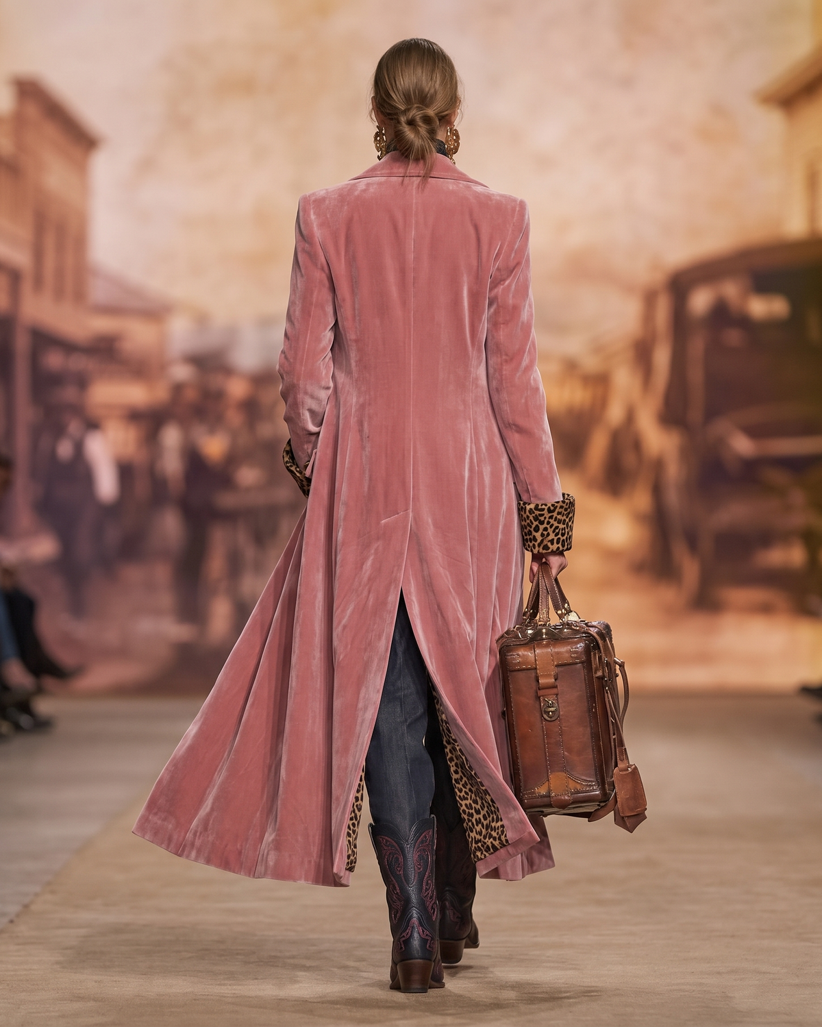 ELISE | LANGE GETAILLEERDE JAS MET LUIPAARDDETAILS