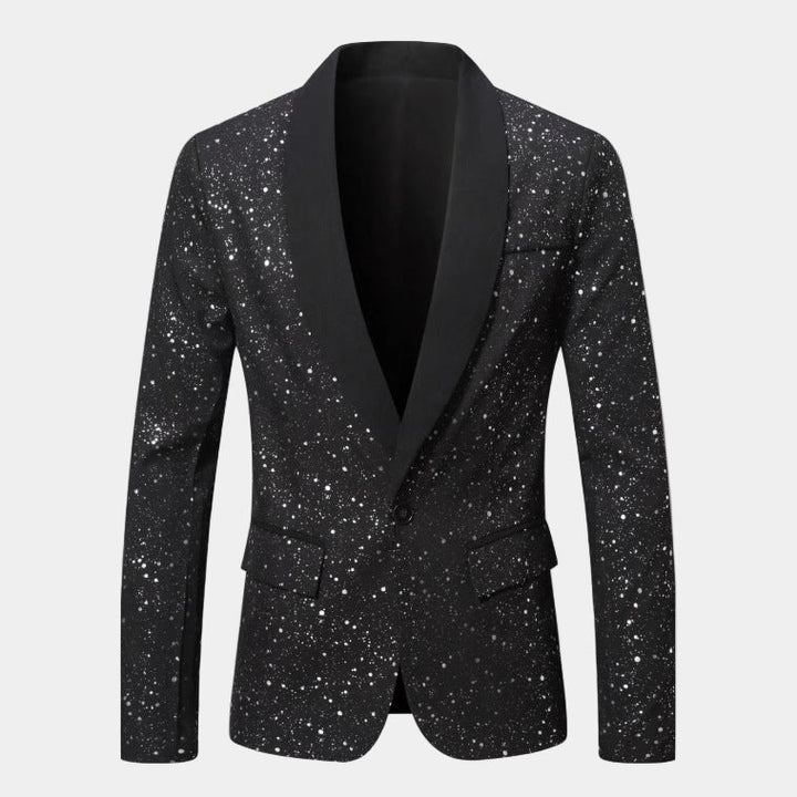 LENNART | GLITTER COLBERT MET SATIJNEN KRAAG - afbeelding 1