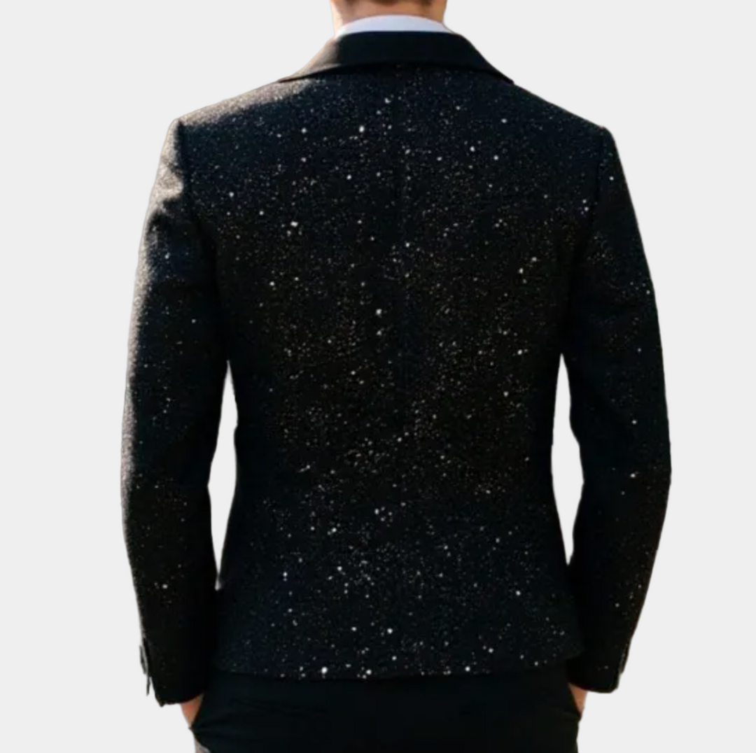 LENNART | GLITTER COLBERT MET SATIJNEN KRAAG - afbeelding 4