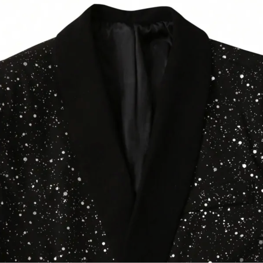 LENNART | GLITTER COLBERT MET SATIJNEN KRAAG - afbeelding 5