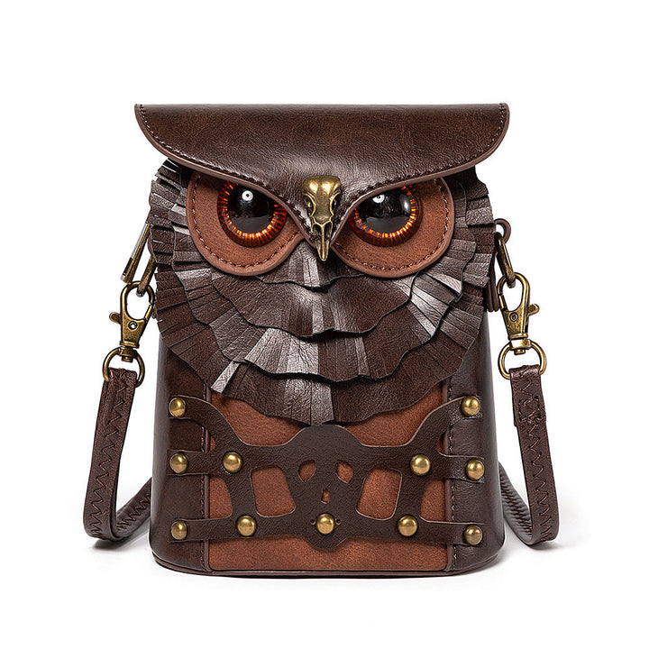Lieke dieren-crossbodytas - Gevederde uil