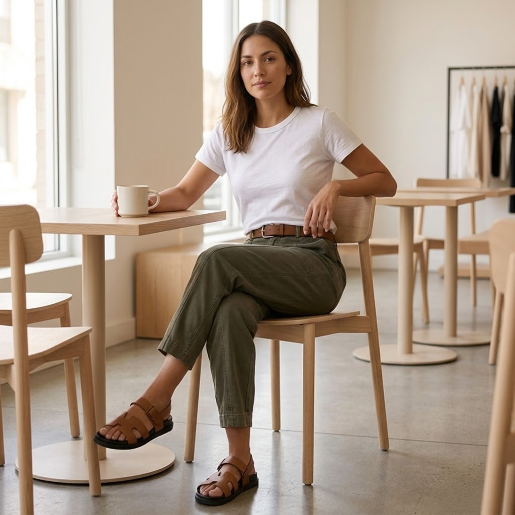 SUZE | TAPERED BROEK MET HOGE TAILLE